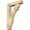 Ekena Millwork Olympic Block Rough Sawn Bracket w/ Offset Brace, Douglas Fir, 6"W x 26"D x 38"H BKT0604X26X38OLY05RDF - alternate 1